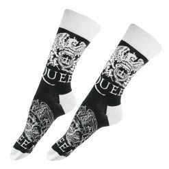 Socks Queen - White Crest - NAVY - ROCK OFF