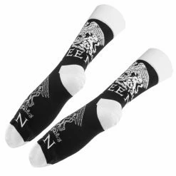 Socks Queen - White Crest - NAVY - ROCK OFF 8 Socks Queen - White Crest - NAVY - ROCK OFF -Costume Spooky se014