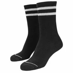 Socks (set Of 2 Pairs) URBAN CLASSICS - 2-Tone College 2-Pack - Black / White -Costume Spooky tb1882 p30 00830