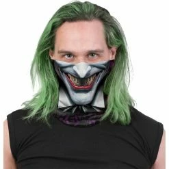 Cravat SPIRAL - Batman - Snood/Scarf JOKER HA HA HA - Black -Costume Spooky ugw10rmeg