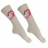 Socks Rolling Stones - US Tongue - Natural - ROCK OFF -Costume Spooky wwws022