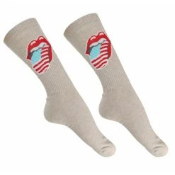 Socks Rolling Stones - US Tongue - Natural - ROCK OFF